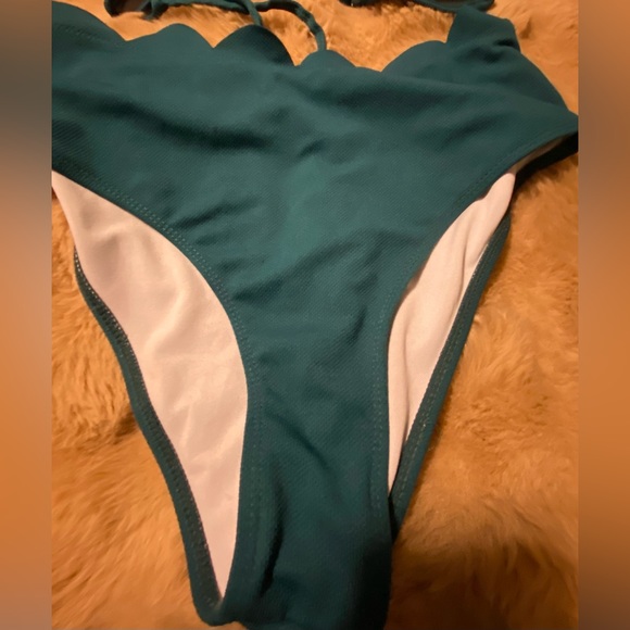 ZAFUL high waisted bikini swimsuits with scalloped trim - Picture 7 of 11